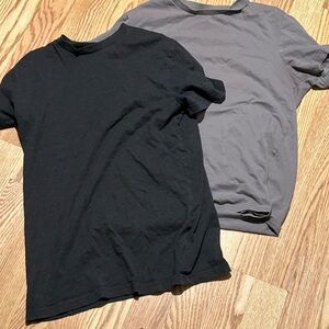 H&M grey and black basic tee bundle